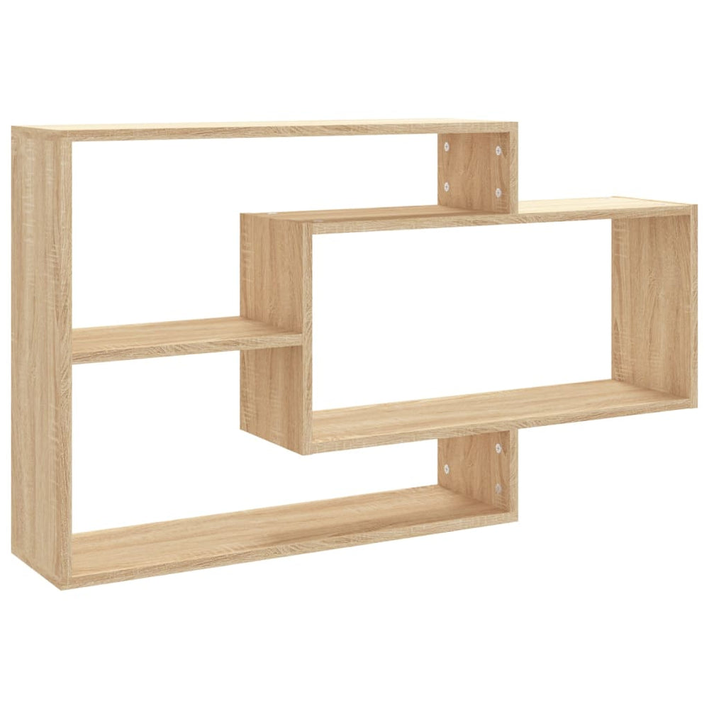 vidaXL Étagères murales chêne Sonoma 104x20x58,5 cm bois d'ingénierie