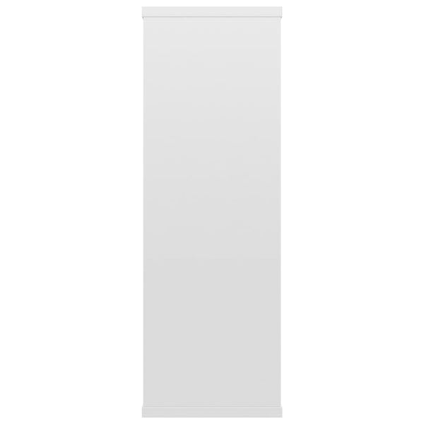 vidaXL Étagères murales blanc brillant 104x20x58,5 cm Bois d'ingénierie
