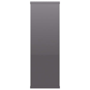 Hochglanz Wandregal Grau 104 cm