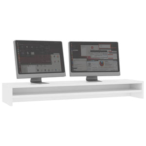 Monitorständer Weiß 100 cm