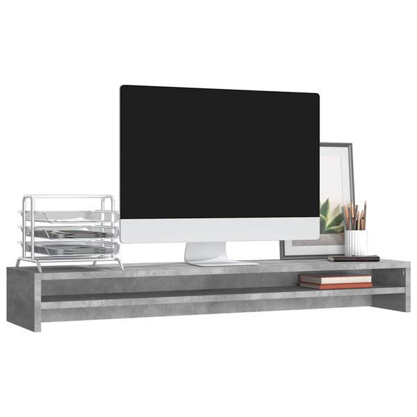 Monitorständer Betongrau 100 cm