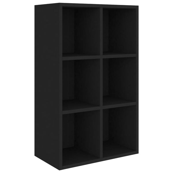 Schwarzes Bücherregal/Sideboard 66x98 cm