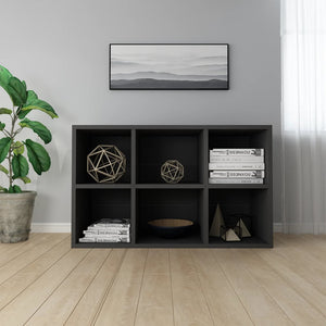 Schwarzes Bücherregal/Sideboard 66x98 cm