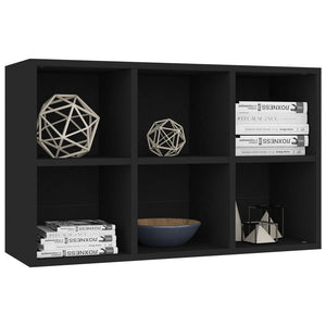 Schwarzes Bücherregal/Sideboard 66x98 cm