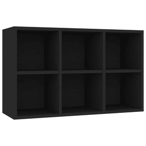 Schwarzes Bücherregal/Sideboard 66x98 cm