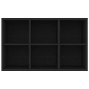 Schwarzes Bücherregal/Sideboard 66x98 cm