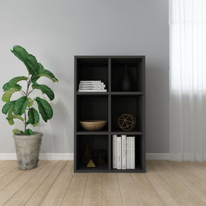 Schwarzes Bücherregal/Sideboard 66x98 cm