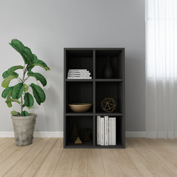 Schwarzes Bücherregal/Sideboard 66x98 cm