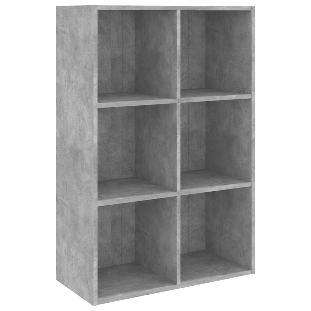 Betongraues Bücherregal/Sideboard 66x98 cm