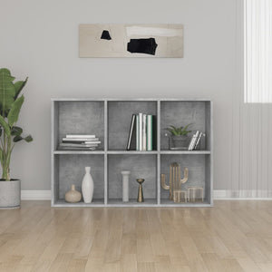 Betongraues Bücherregal/Sideboard 66x98 cm
