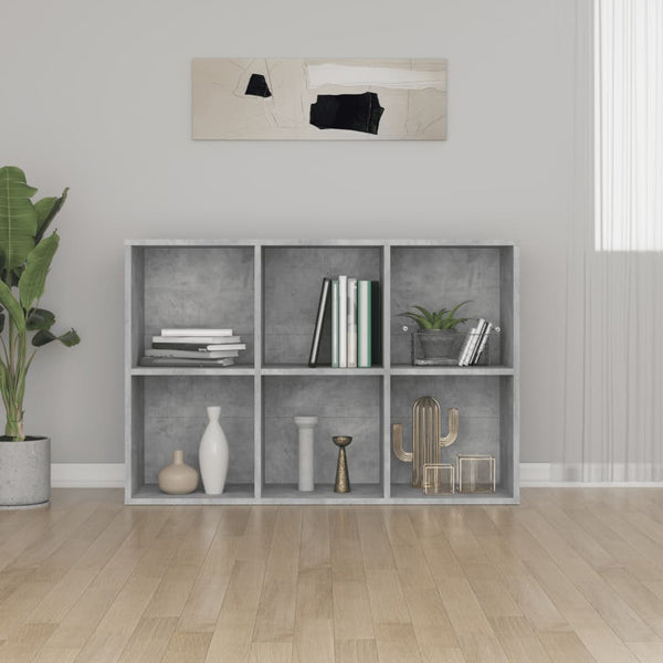 Betongraues Bücherregal/Sideboard 66x98 cm
