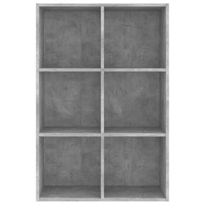 Betongraues Bücherregal/Sideboard 66x98 cm