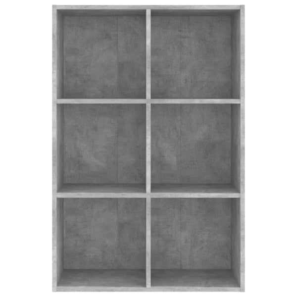 Betongraues Bücherregal/Sideboard 66x98 cm