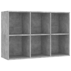 Betongraues Bücherregal/Sideboard 66x98 cm
