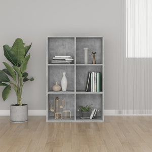 Betongraues Bücherregal/Sideboard 66x98 cm