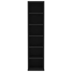 CD-Schrank Schwarz, 88cm Höhe