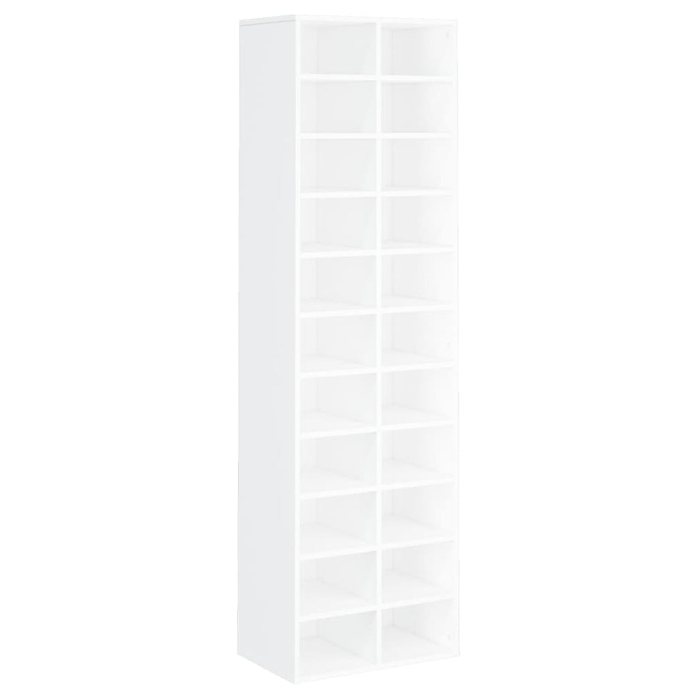 Weißer Schuhschrank 54x34x183 cm