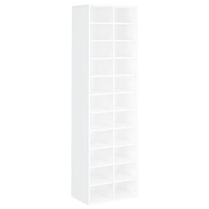 Weißer Schuhschrank 54x34x183 cm