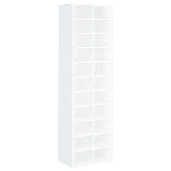 Weißer Schuhschrank 54x34x183 cm
