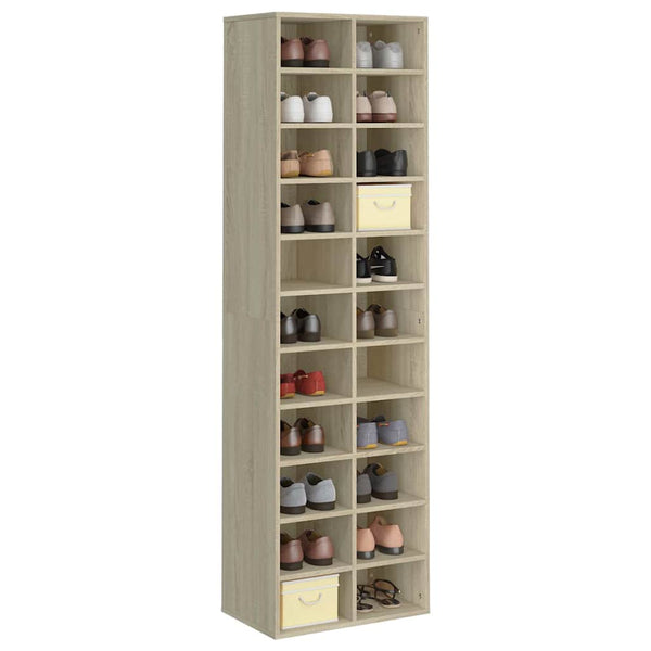 Schuhschrank Sonoma Eiche 54x34x183 cm