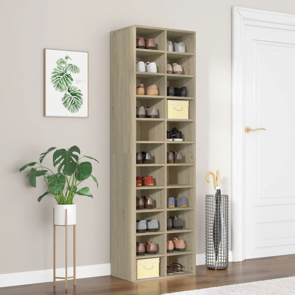 Schuhschrank Sonoma Eiche 54x34x183 cm