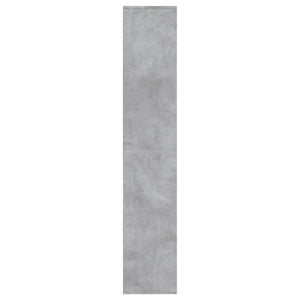 vidaXL Armoire à chaussures gris béton 54x34x183 cm Bois d'ingénierie