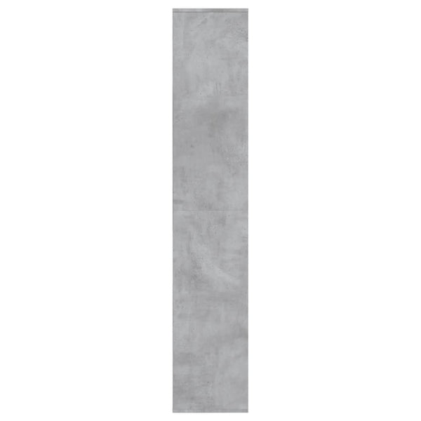 vidaXL Armoire à chaussures gris béton 54x34x183 cm Bois d'ingénierie