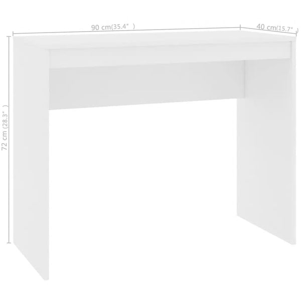 Schreibtisch Weiß 90x40 cm