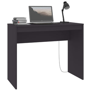 Grauer Schreibtisch 90x40 cm