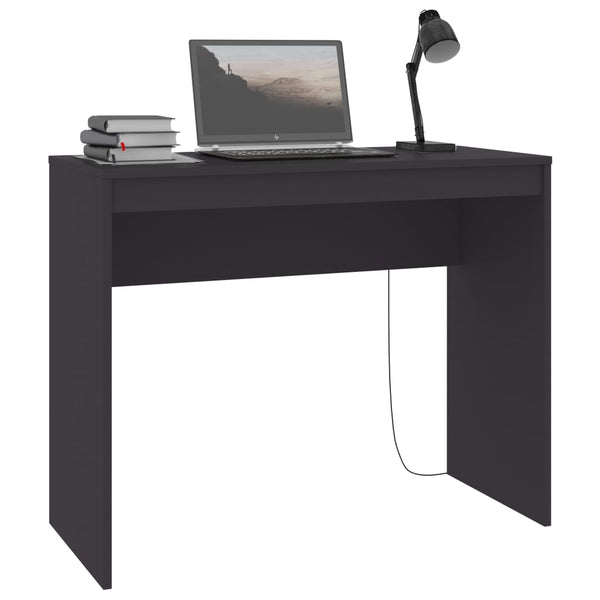 Grauer Schreibtisch 90x40 cm