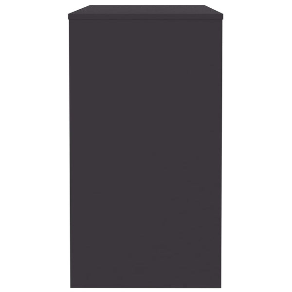 Grauer Schreibtisch 90x40 cm