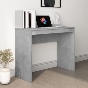 Betongrauer Schreibtisch 90x40 cm