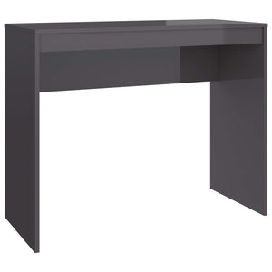Hochglanz Schreibtisch Grau 90x40 cm