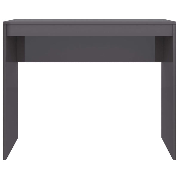 Hochglanz Schreibtisch Grau 90x40 cm