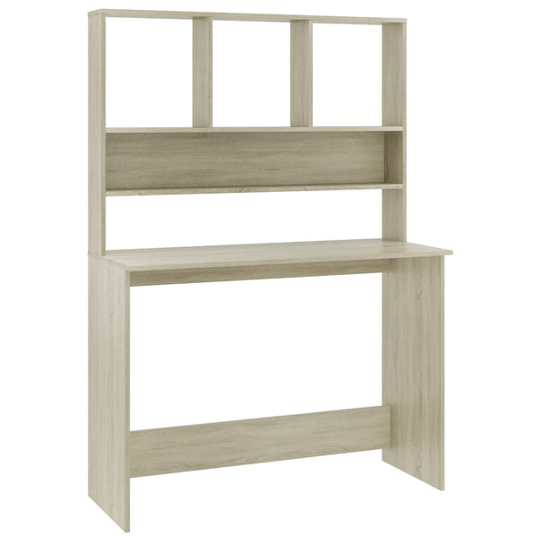 Schreibtisch Sonoma Eiche mit Regalen 110 cm