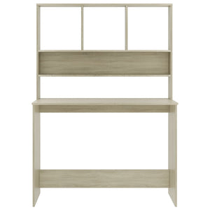 Schreibtisch Sonoma Eiche mit Regalen 110 cm