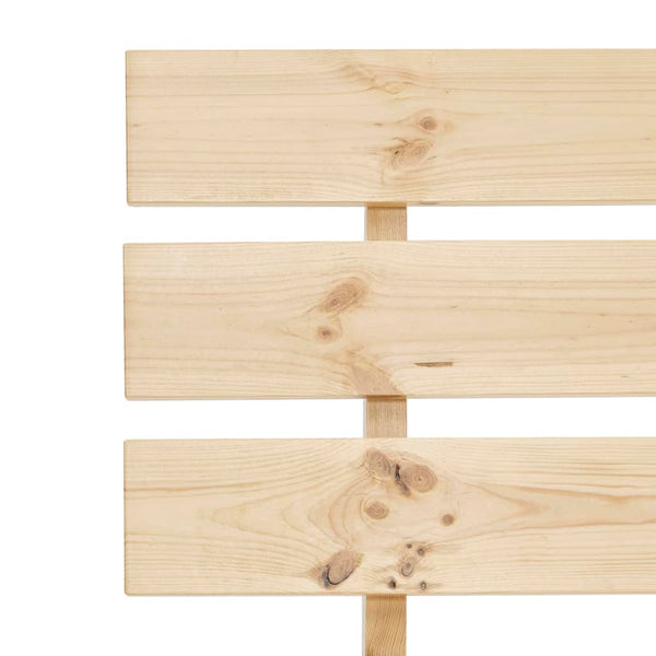 vidaXL Lit en bois massif pin 100x200 cm