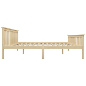 Massivholzbett Helles Holz Kiefernholz 160x200 cm
