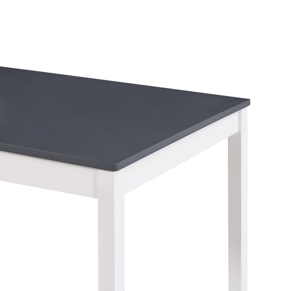 Esstisch Weiß und Grau 180 x 90 x 73 cm Kiefernholz