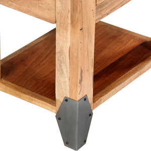 Nachttisch 40 x 30 x 51 cm Akazie Massivholz
