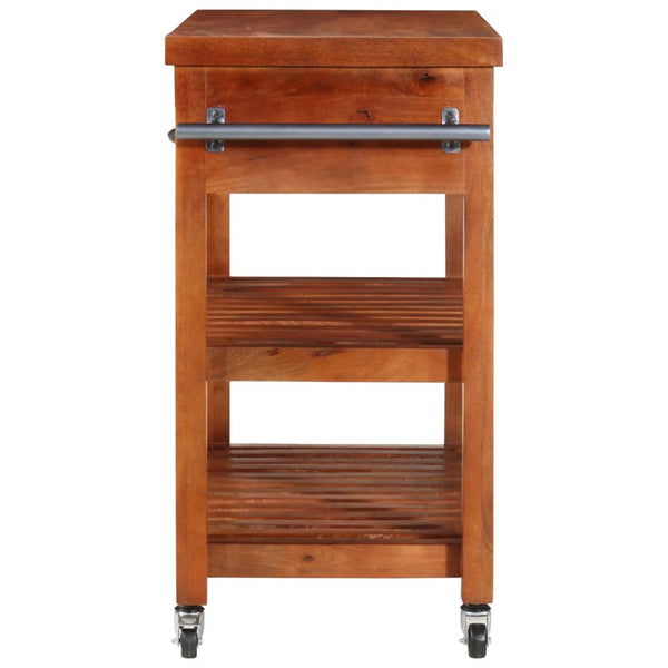 Servierwagen 100x48x89 cm Massivholz Akazie