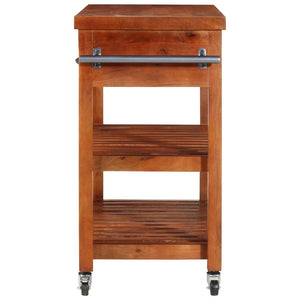 Servierwagen 100x48x89 cm Massivholz Akazie