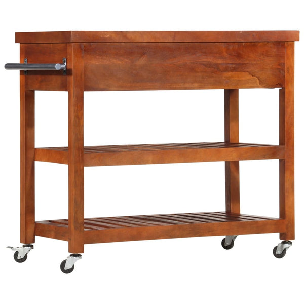 Servierwagen 100x48x89 cm Massivholz Akazie