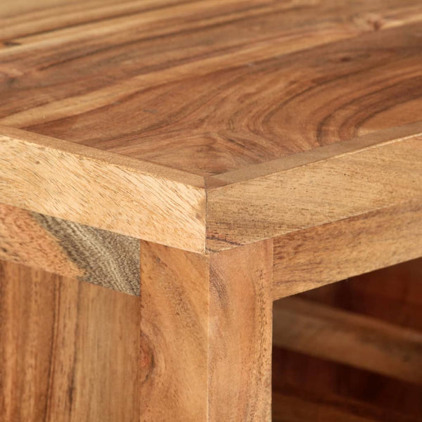Servierwagen 80x45x91 cm Massivholz Akazie