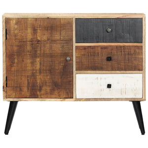 vidaXL Buffet 88×30×73 cm Bois de manguier massif