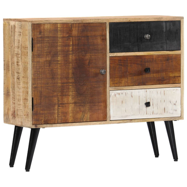 vidaXL Buffet 88×30×73 cm Bois de manguier massif