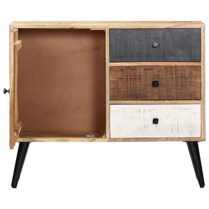 vidaXL Buffet 88×30×73 cm Bois de manguier massif