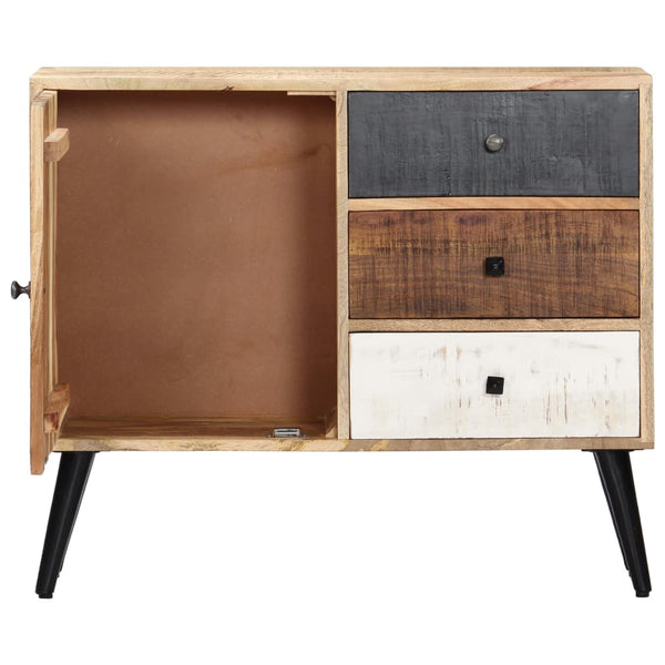 vidaXL Buffet 88×30×73 cm Bois de manguier massif
