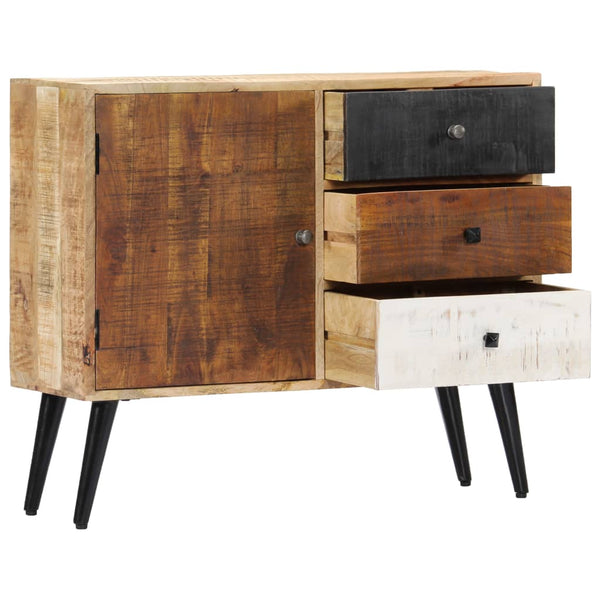 vidaXL Buffet 88×30×73 cm Bois de manguier massif