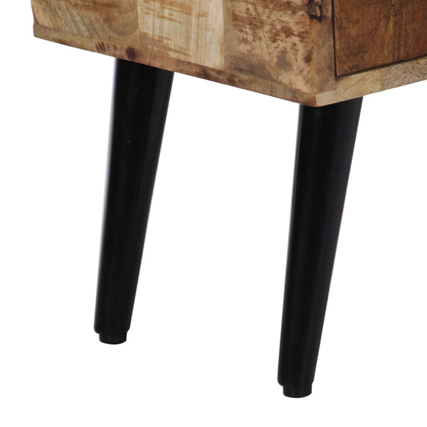 vidaXL Buffet 88×30×73 cm Bois de manguier massif